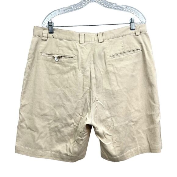 Callaway Golf Apparel by Nordstrom Shorts Pleated Front Pockets Zip Tan Men‎ 38 - Picture 7 of 8